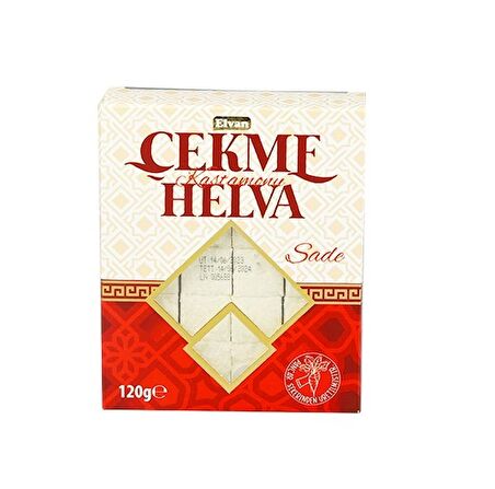 Elvan Çekme Helva Sade 120 Gr. (1 Paket)