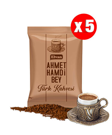 Ahmet Hamdi Bey Türk Kahvesi 100 Gr. (5 Adet)