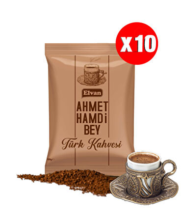 Ahmet Hamdi Bey Türk Kahvesi 100 Gr. (10 Adet)