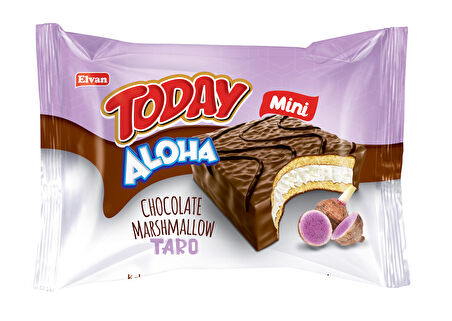 Aloha Mini Tarolu Marshmallowlu 20 Gr. 24 Adet (1 Kutu)