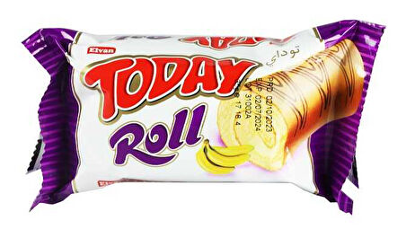 Today Swiss Roll Muz Kremalı Kek 35 Gr 24 Adet (1 Kutu)