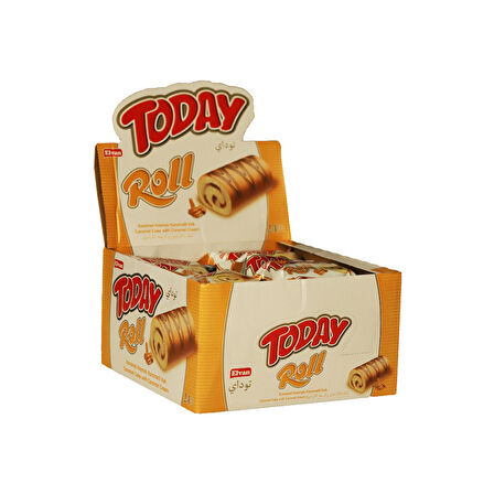 Today Swiss Roll Karamel Kek 35 Gr 24 Adet (1 Kutu)