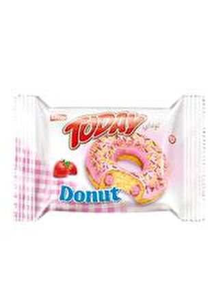 Today Donut Kek Çilekli 35 Gr. 24 Adet (1 Kutu)