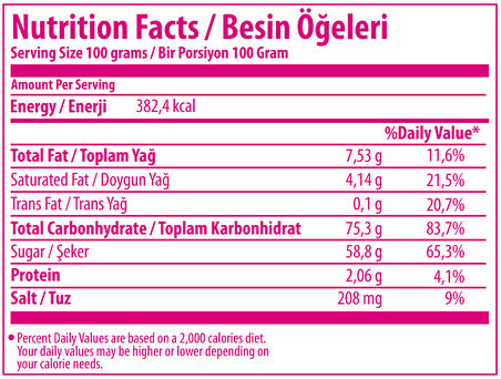 Ibon Toffee Sütlü Meyveli Şeker 300 Gr. (1 Paket)