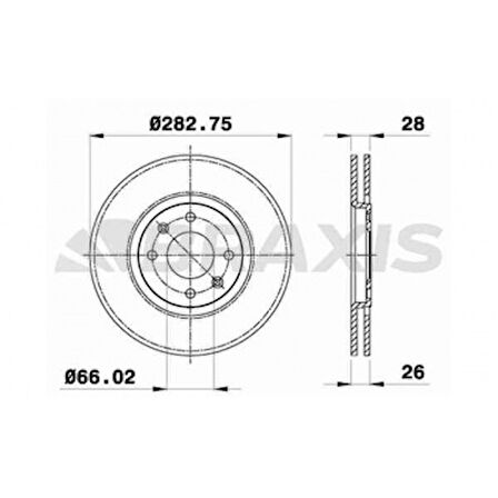 Psa On Fren Disk Aynası Xantıa P406 Xu10j4r / Ew10j4 (2,0 16v) 2,2hdi 16v Es9j4s (3,0 V6 24v) / (95 ) Ha - Braxıs Ae0090