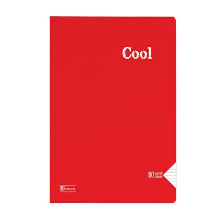 Keskin Color Cool PP Kapak Dikişli Çizgili Defter A4 80 Yaprak 321851-99