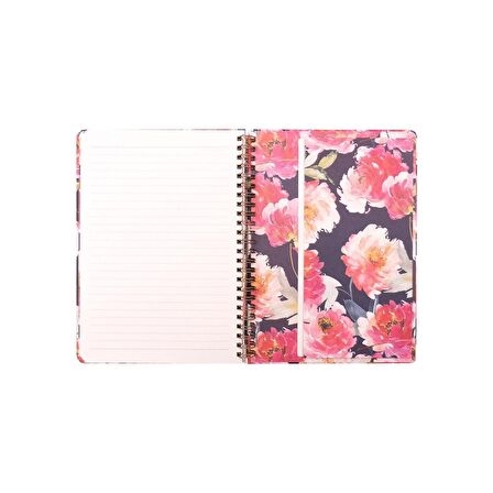 Keskin Color A5 Çizgili Defter Daily Notes Dreamy Flowers - Lucy