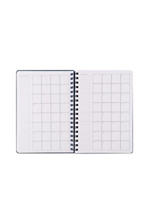 Turuncu  Kareli Plan Defter Glitter - 17x24