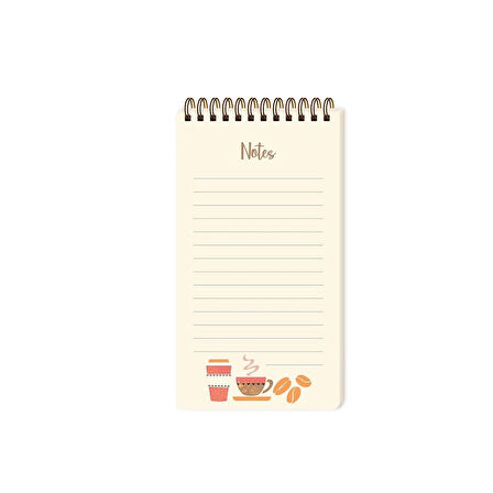 Keskin Karton Kapaklı Spiralli To Do List - Coffee 493075-99