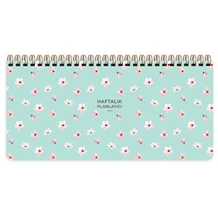 Keskin Color Spiralli Planner Su Yeşili 13x27