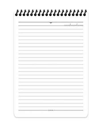 Hisli Şeyler 15x21 Spiralli Çizgili Defter - Bu Aralar Karışığım