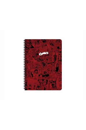 Keskin Color Marvel Spiralli Bordo Sert Kapak 100 Yaprak 17*24 Çizgili Defter