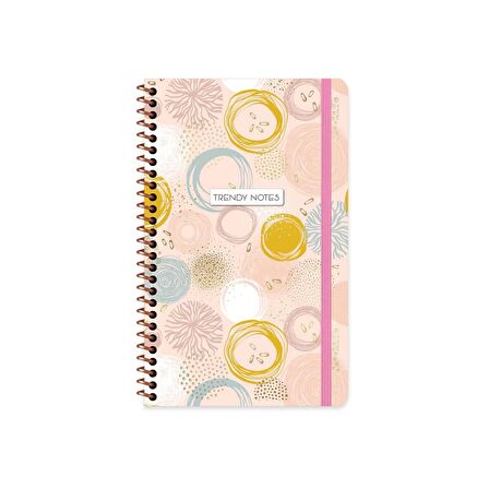 Keskin Color 13x21cm Düz Defter Trendy Notes Beads Amber / 410235