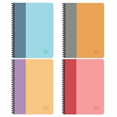 Keskin 381021-99 18.5x25 96 Yp. Çizgili Karton Kapak Spiralli Defter