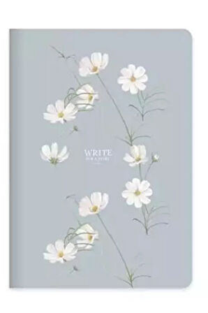 Keskin Color 96 Yaprak Çizgili Sert Kapak Ciltli Start Defter Gri