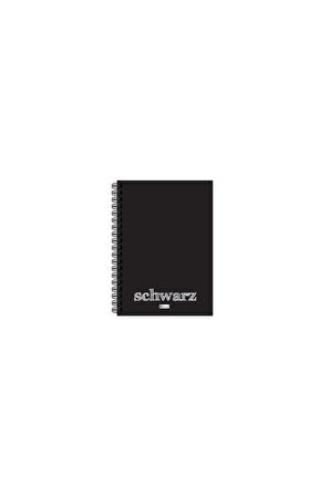 Keskin Color Defter A6 40 Yp.PP Kap.Spr.Schwarz 350560-99