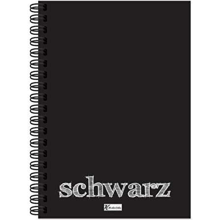 Keskin Color Defter PP Kap.Spr.Schwarz 14x20 40 Yp.Düz 350510-99
