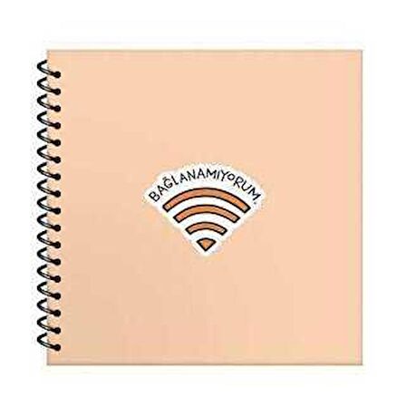 Hisli Şeyler 16*15 50 Yaprak Çizgili Spiralli Sert Kapaklı Stickerlı Defter