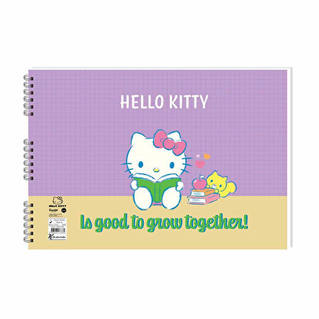 Keskin Color Hello Kitty 25x35cm 15yp Spiralli Resim Defteri / 300215-08