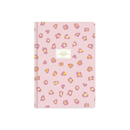 Keskin Akademik Ajanda Ciltli 17x24 Leopar 2025-2026 600098