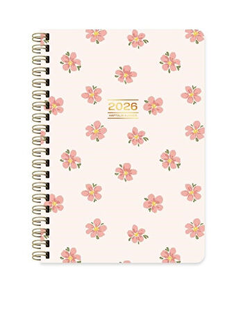 Keskin 2026-A5 Spr.Sert Kp.Haftalık Ajanda - Açelya