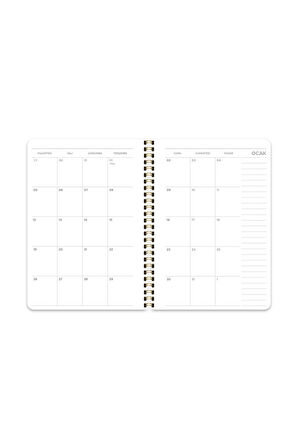 Keskin 2026-A5 Spr.Sert Kp.Haftalık Ajanda - Bahçe