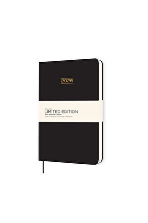 Keskin 2026-17*24 Ciltli Limited Edition Günlük Ajanda - Siyah