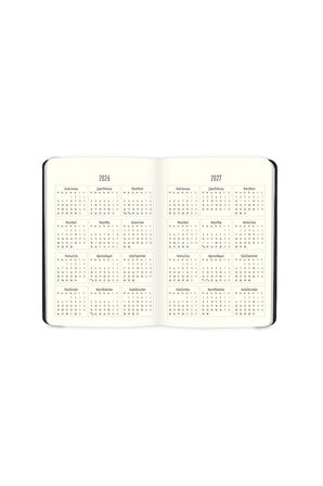 Keskin 2026-17*24 Ciltli Limited Edition Günlük Ajanda - Siyah