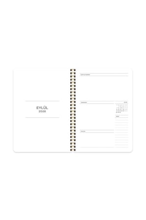 Keskin Color A5 Spiralli Akademik Ajanda - Puantiye