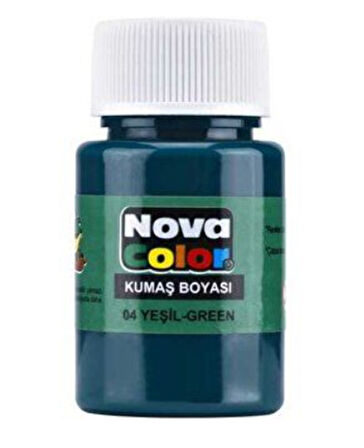 Nova Color Kumaş Boyası 35 Cc Yeşil - 4 adet