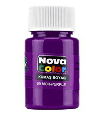 Nova Color Kumaş Boyası 35 Cc Mor - 4 adet