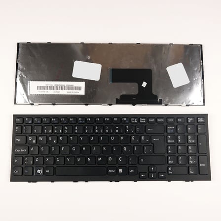 Sony Vaio VPCEE VPC-EE, VPCEL, VPC-EL Notebook Klavyesi - Siyah TR ÇERÇEVELİ