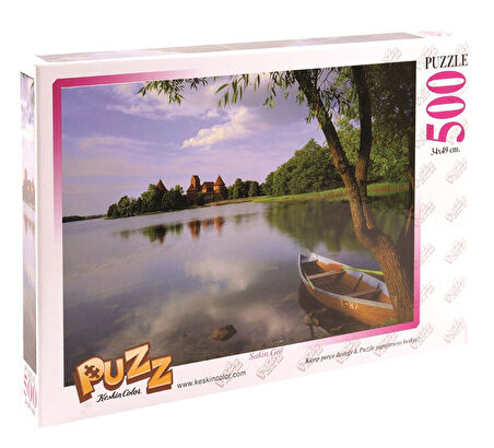 Sakin Göl 500 Parça Puzzle Yapıştırıcı Hediyeli