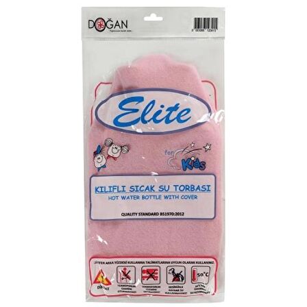 ELİTE ÇOCUK TERMOFOR PEMBE KILIFLI SICAK SU TORBASI 0,8  LT