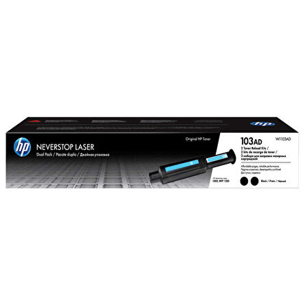Hp 103AD-W1103AD Orijinal Neverstop Toner Dolum Seti İkili Paket