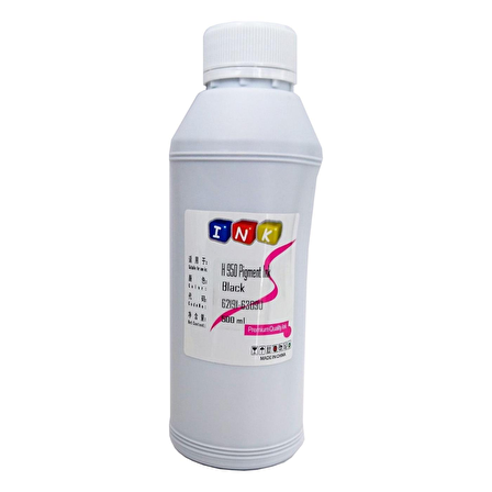 Pigment Mürekkep Siyah Black 500 ML