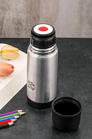 Cooker 0,30 Lt Çelik Çift Katlı Termos Siyah CKR2000