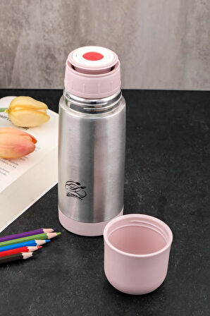 Cooker 0,30 Lt Çelik Çift Katlı Termos CKR2000 Pudra