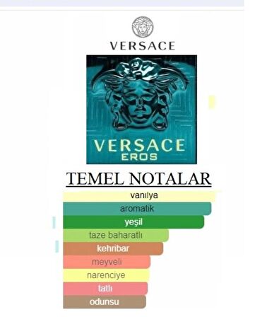 EROS By VERSACE 75ML EDP ULTRA KALICI ERKEK PARFÜM