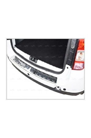 Dacia Duster Krom Arka Tampon Üzeri Koruma 2010-2018 Arası Paslanmaz Çelik