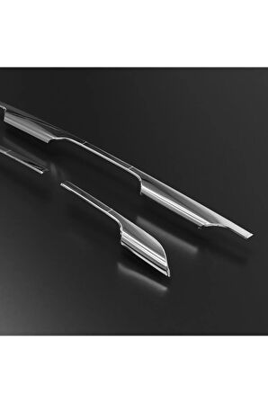 Dacia Duster Uyumlu Krom Yan Etek Marşpiyel Üstü Çıta 6 Parça 2018-2023 Paslanmaz Çelik