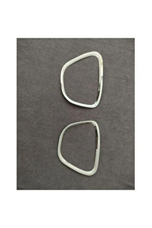 Dacia Duster Uyumlu Krom Sis Farı Çerçevesi 2 Parça 2010 Üzeri Paslanmaz Çelik