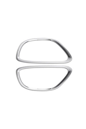 Dacia Duster Uyumlu Krom Sis Farı Çerçevesi 2 Parça 2010 Üzeri Paslanmaz Çelik