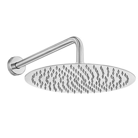 Ar Olympos Plus Tepe Duş Başlığı (Ø 300 mm) Duvardan Borulu ( L=388 mm) 102145090