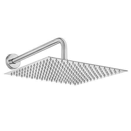 Ar Efes Plus Tepe Duş Başlığı (300x300 mm) Duvardan Borulu (L=388 mm) 102145092