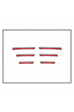 Dacia Sandero Krom Ön Panjur 6 Prç. 2006-2012 P. Çelik