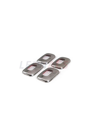 Dacia Logan Krom Iç Kilit Buton Çerçeve 4prç. 2004-2012