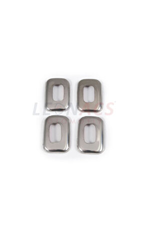 Dacia Logan Krom Iç Kilit Buton Çerçeve 4prç. 2004-2012