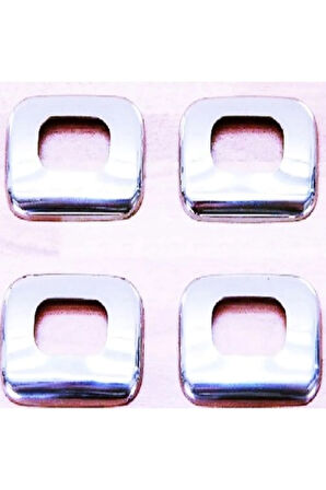 Dacia Logan Mcv Krom Iç Kilit Buton Çerçeve 4 Parça 2005-2013 Paslanmaz Çelik