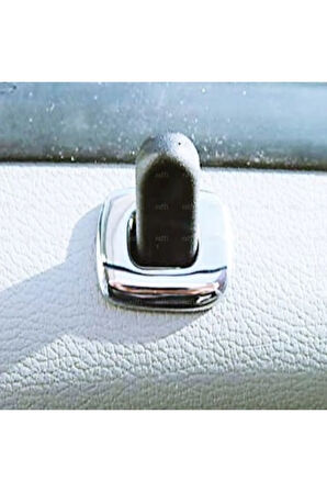 Dacia Logan Mcv Krom Iç Kilit Buton Çerçeve 4 Parça 2005-2013 Paslanmaz Çelik